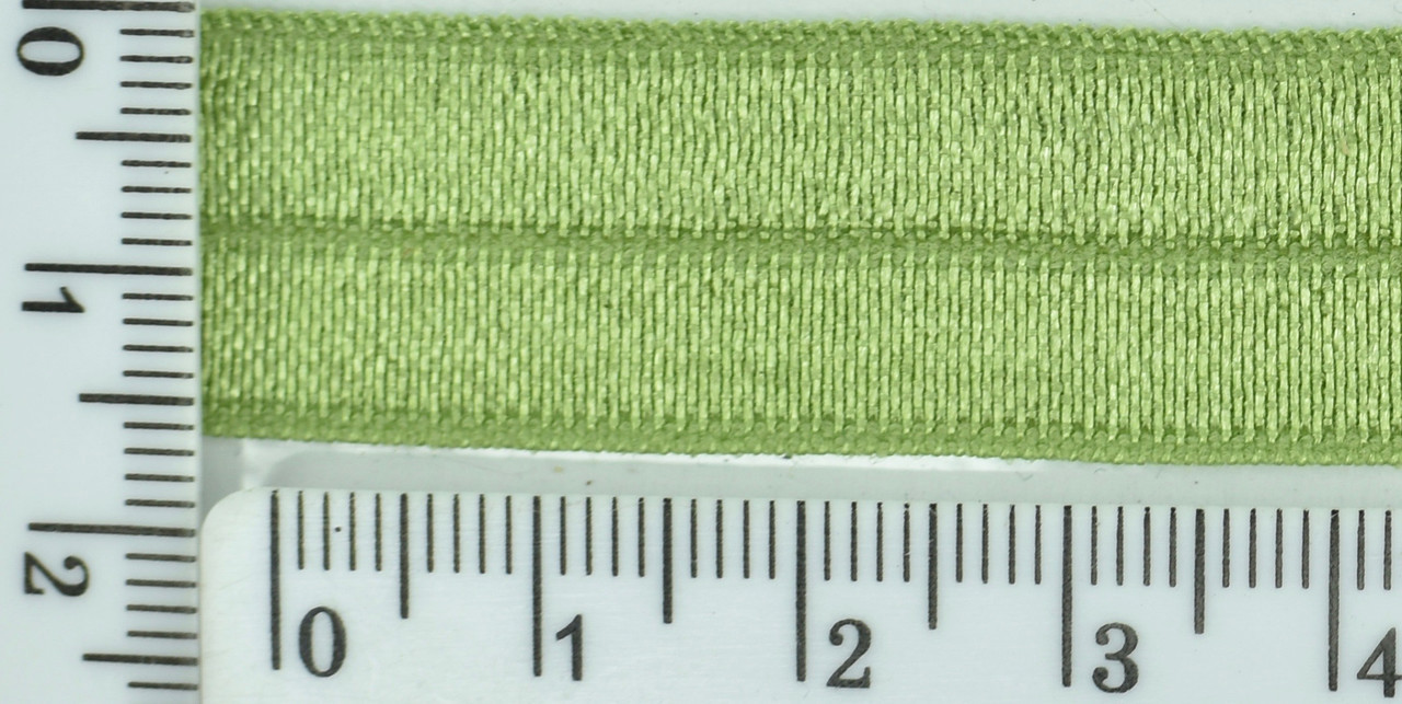 Гумка коса бейка шир 1,5 см олива