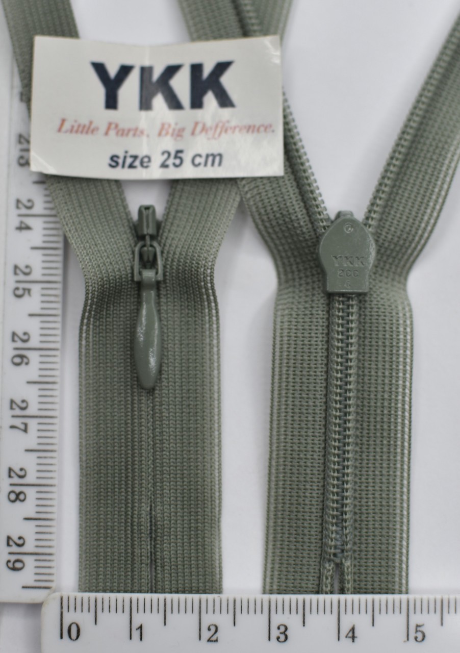 Блискавка спіраль №2 YKK Японія потайна нейлон 25см (562)