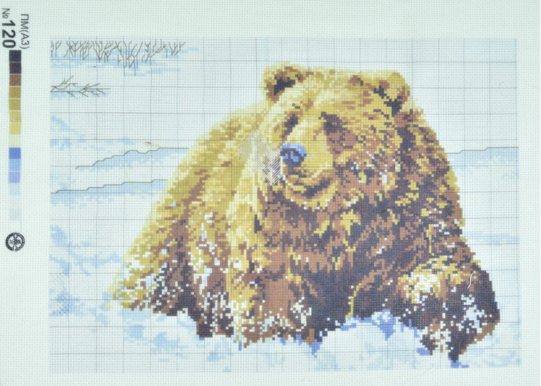 Друк-сітка 30х40см (пмА3) без муліне №120