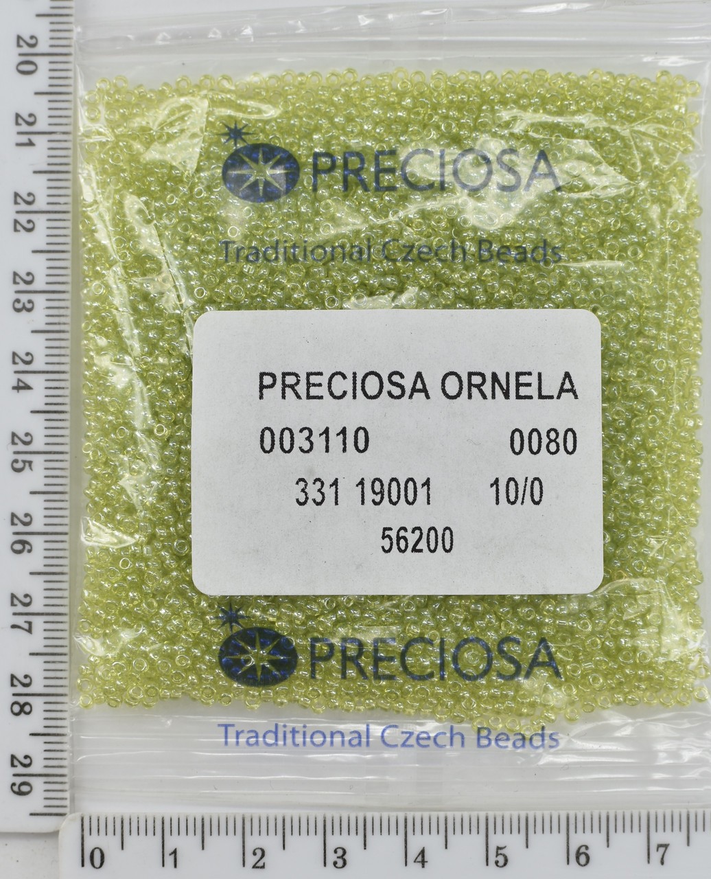 Бісер PRECIOSA №10 / 0 прозо-перлам №56200 пакет 50 грам