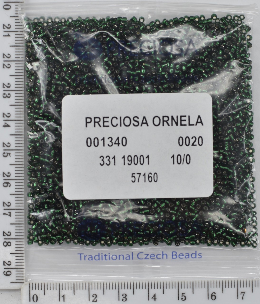 Бісер PRECIOSA №10 / 0 блискучий №57160 пакет 50 грам