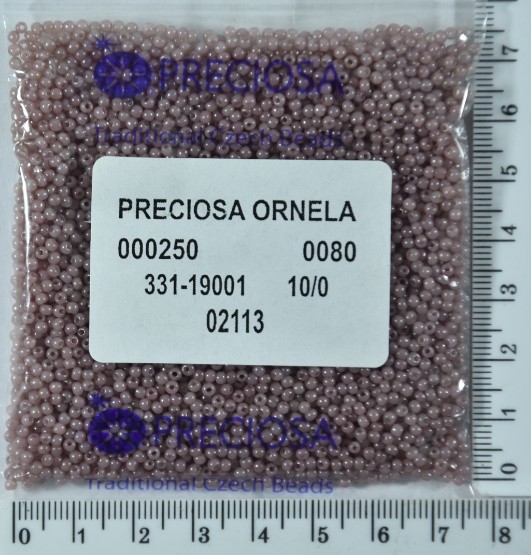 Бісер PRECIOSA №10 / 0 №02113 мат-блест пакет 50 грам