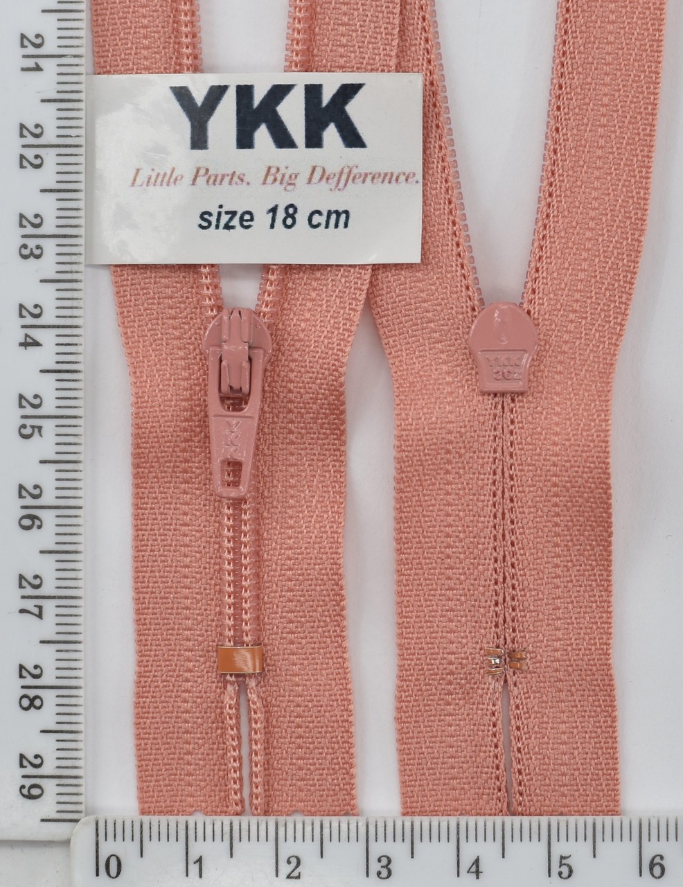 Блискавка спіраль №3 YKK Японія 18см (813) т корал