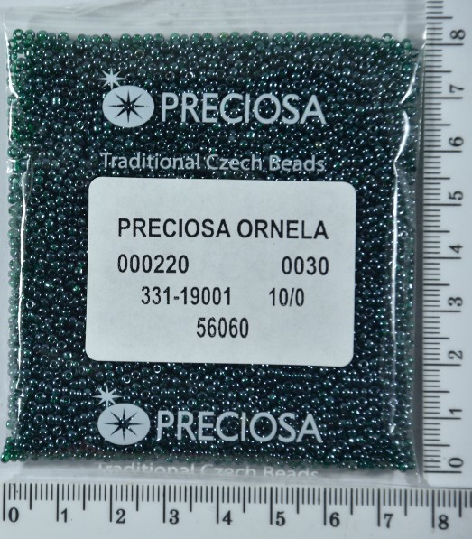 Бісер PRECIOSA №10 / 0 прозо-перлам №56060 пакет 50 грам