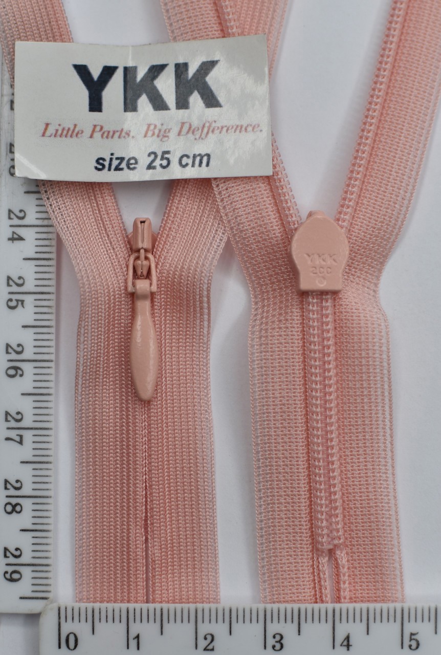 Блискавка спіраль №2 YKK Японія потайна нейлон 25см (812)