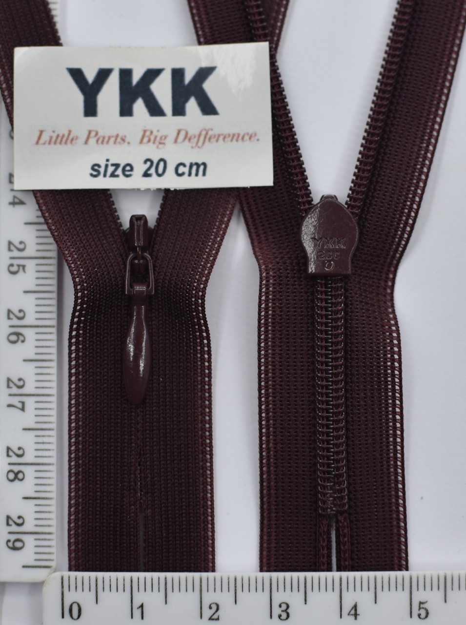Блискавка спіраль №2 YKK Японія потайна нейлон 20см ( 864 )