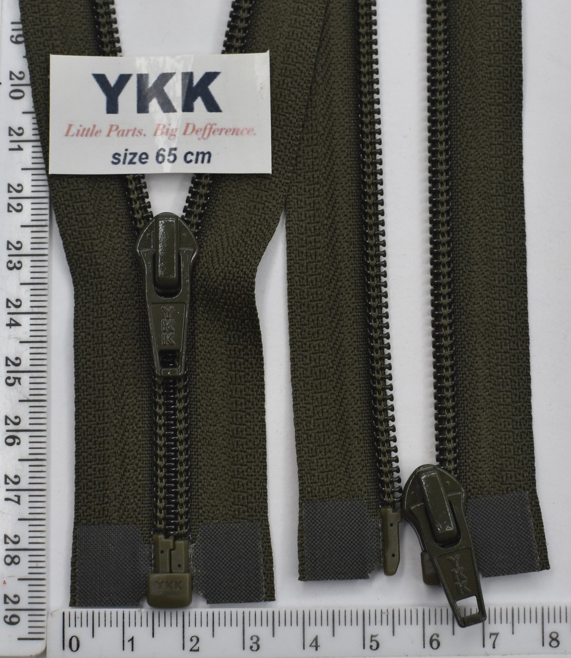 Блискавка YKK спіраль №5 разьемний 65см (305) т хакі
