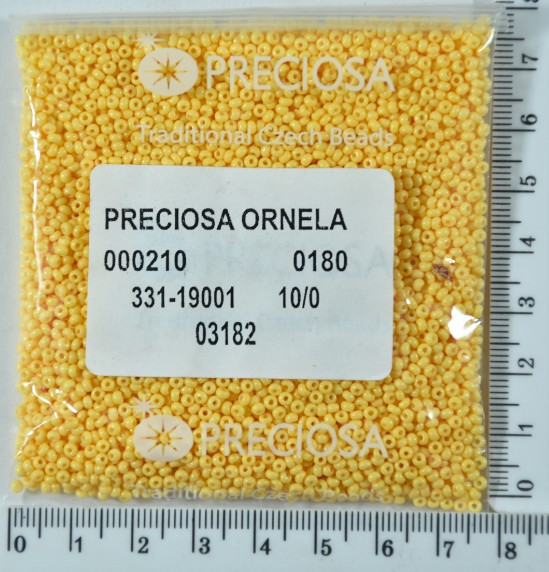 Бісер PRECIOSA №10 / 0 натур №03182 пакет 50 грам