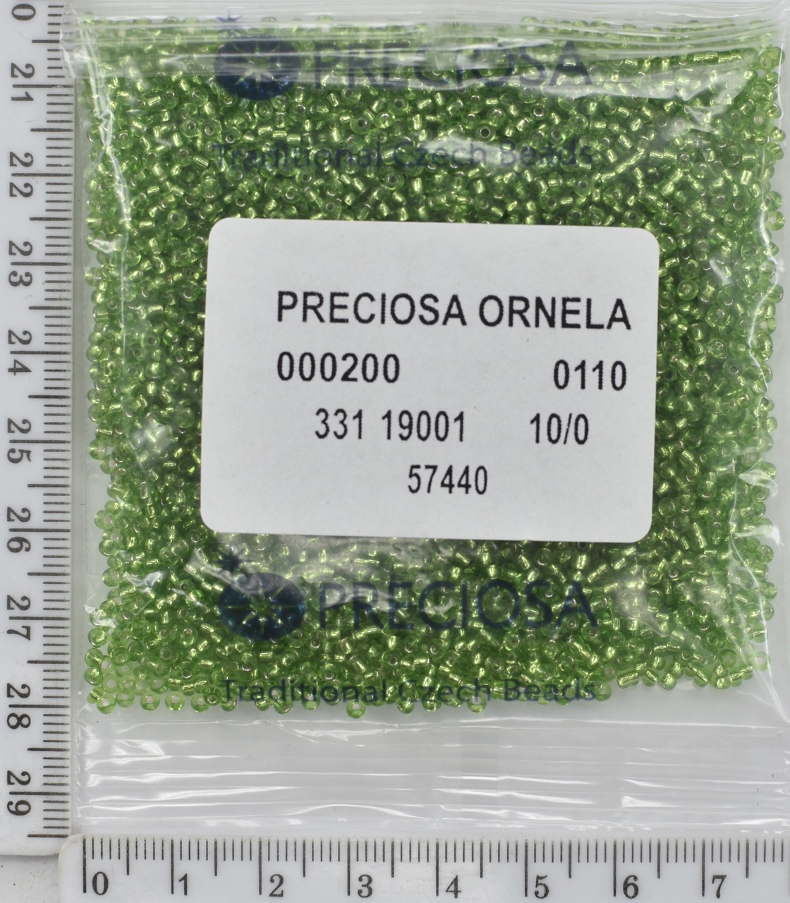 Бісер PRECIOSA №10 / 0 блискучий №57440 пакет 50 грам
