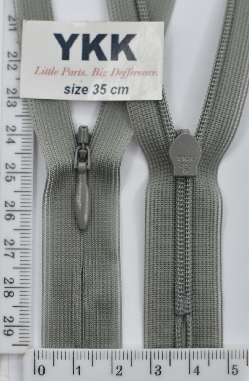 Блискавка спіраль №2 YKK Японія потайна нейлон 35см ( 912)