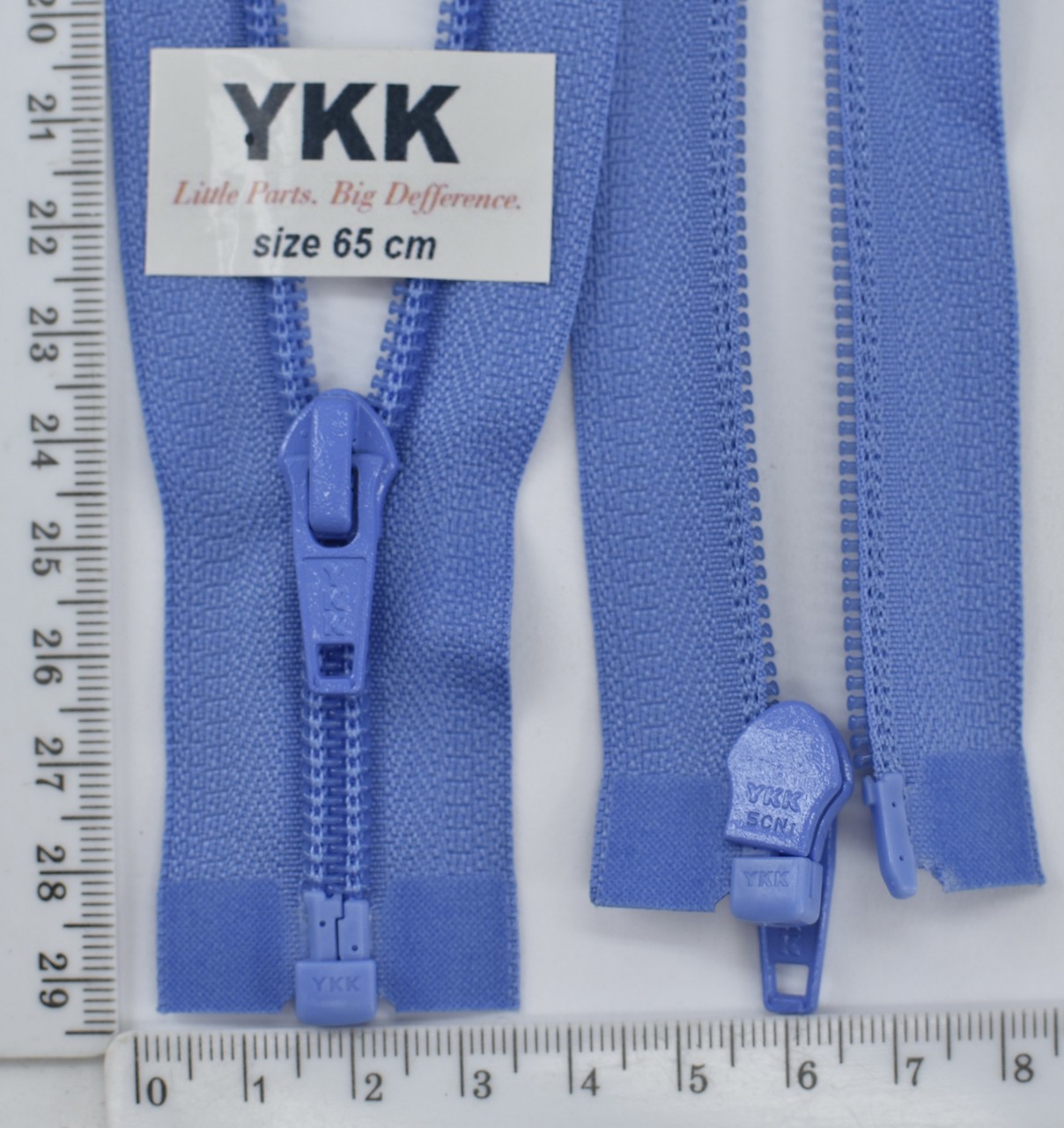 Блискавка YKK спіраль №5 разьемний 65см (360) св синій