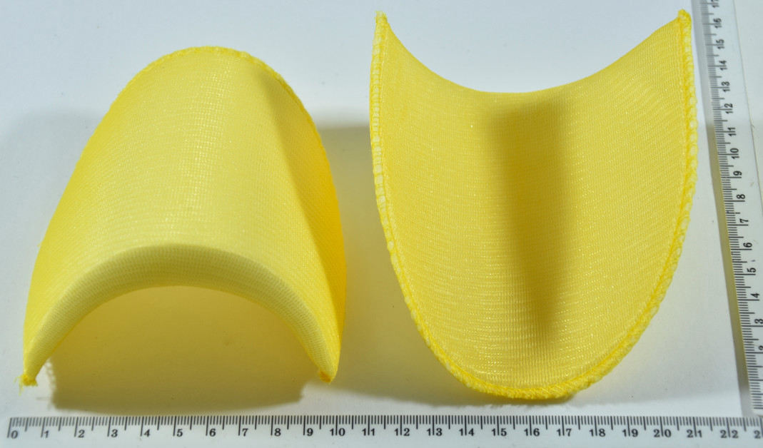 Підплічники щільні середні (5/8 "= 16мм) жовті