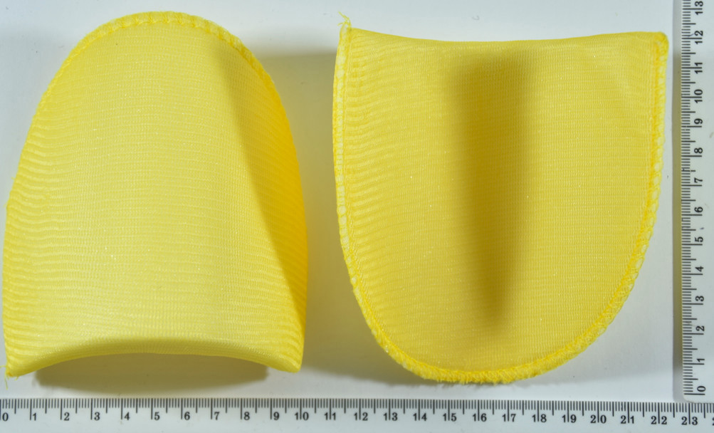Підплічники щільні середні (5/8 "= 16мм) жовті