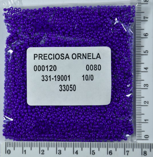 Бісер PRECIOSA №10 / 0 натурал №33050 пакет 50 грам