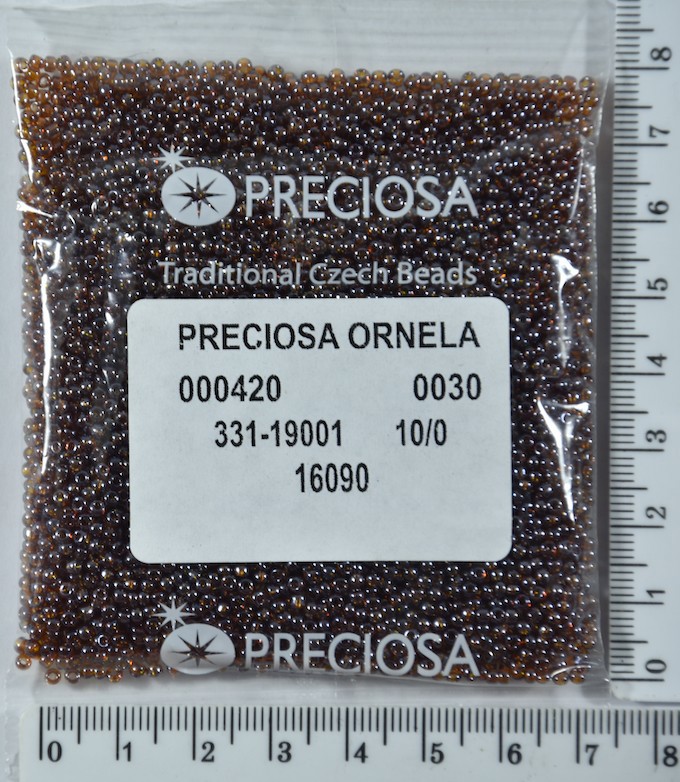 Бісер PRECIOSA №10 / 0 прозо-перлам №16090 пакет 50 грам