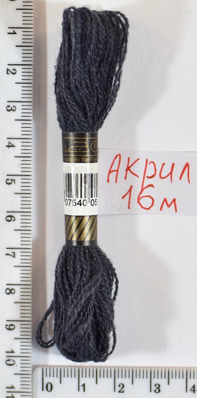 Муліне акрил (16м) №3 т.сірий