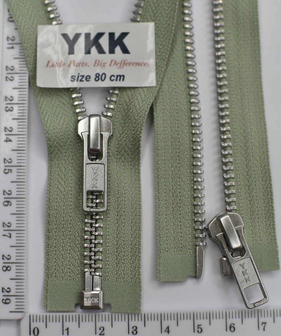 Блискавка 80см метал алюм № 5 YKK Японія 