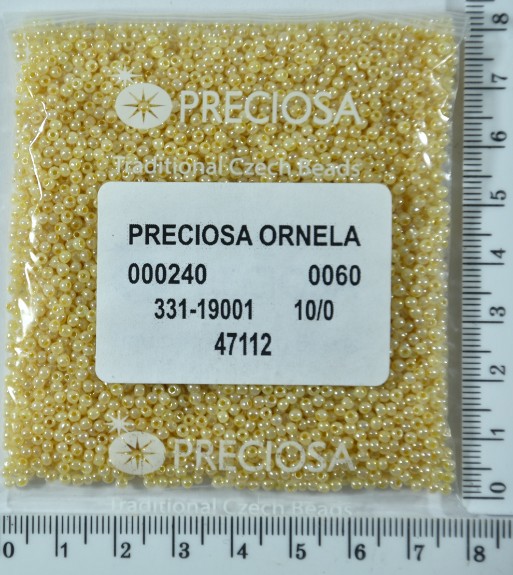 Бісер PRECIOSA №10 / 0 перлам №47112 пакет 50 грам