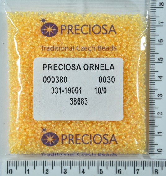 Бісер PRECIOSA №10 / 0 фарбують №38683 пакет 50 грам