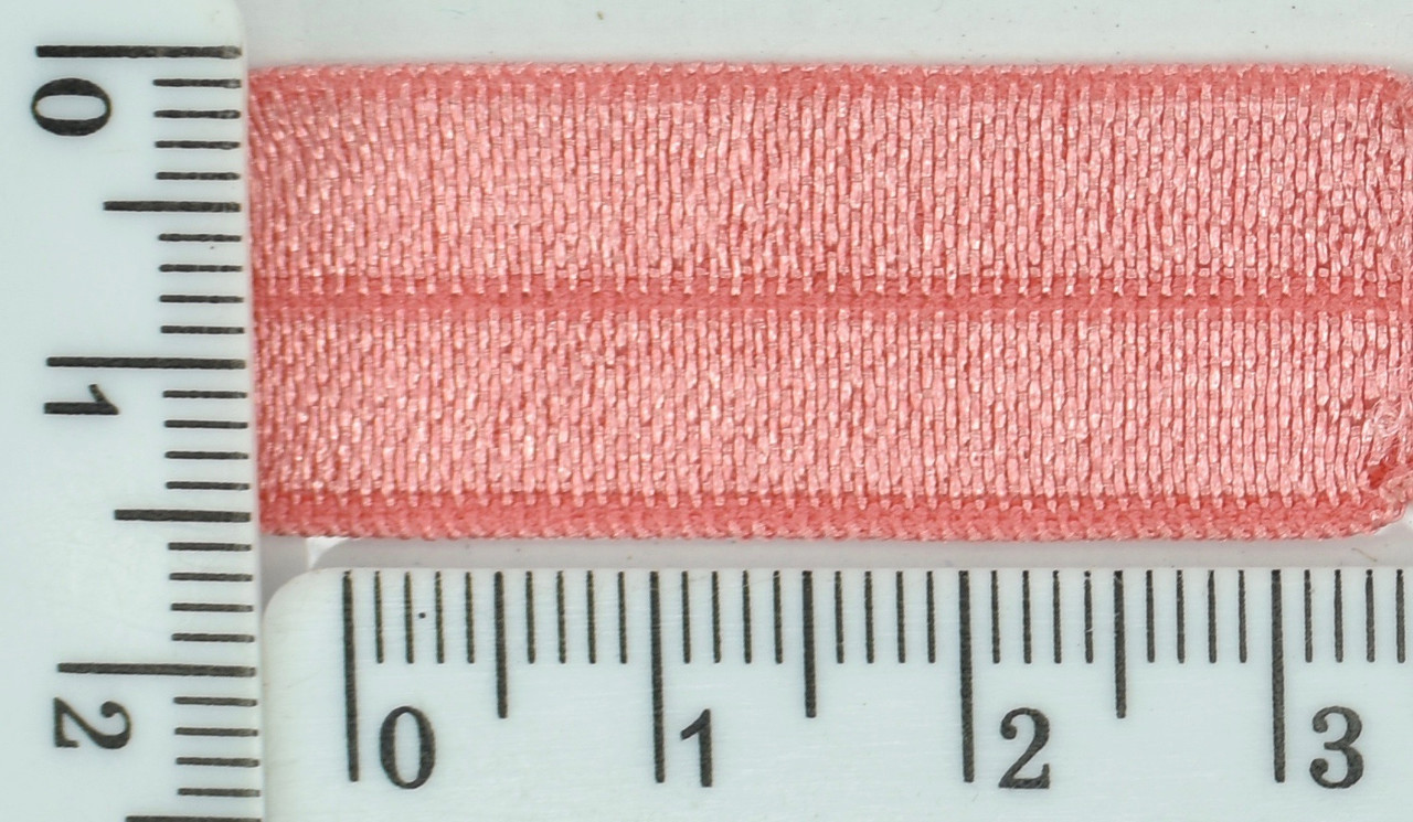 Гумка коса бейка шир 1,5 см гр.роз