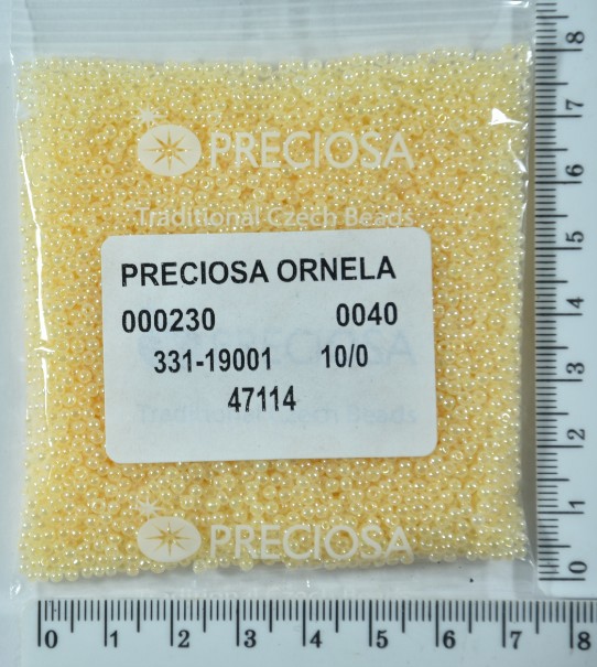 Бісер PRECIOSA №10 / 0 перлам №47114 пакет 50 грам