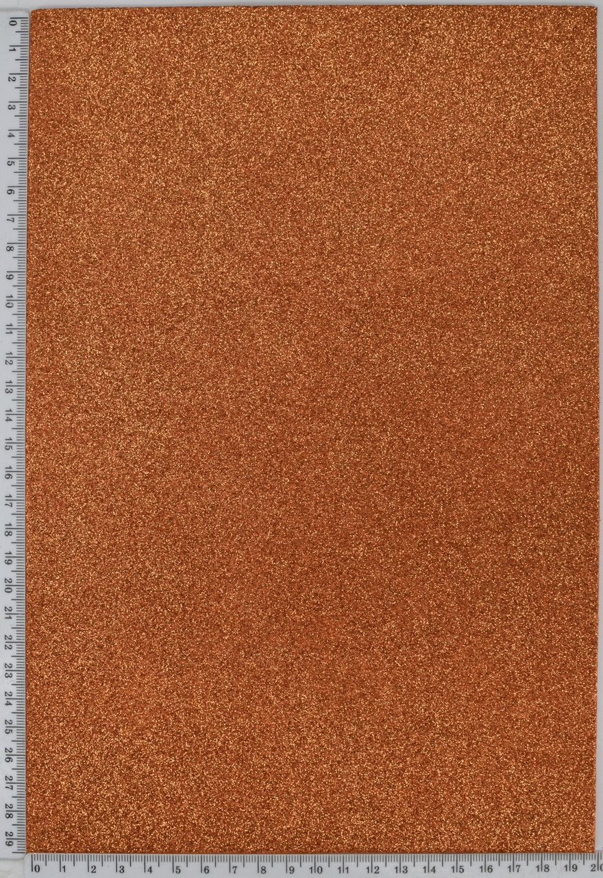 Фоаміран люрекс 20 * 30см оранж