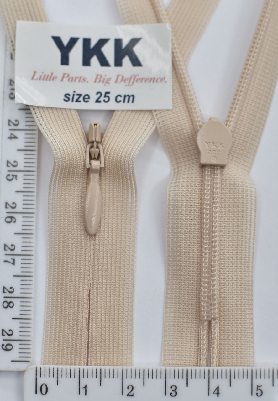Блискавка спіраль №2 YKK Японія потайна нейлон 25см (227)