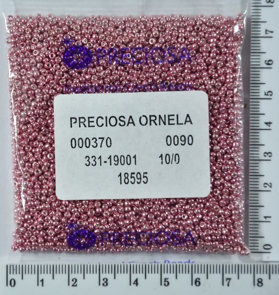 Бісер PRECIOSA №10 / 0 металік №18595 пакет 50 грам