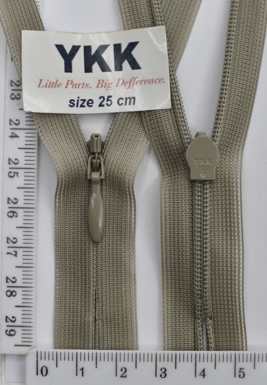 Блискавка спіраль №2 YKK Японія потайна нейлон 25см (884)