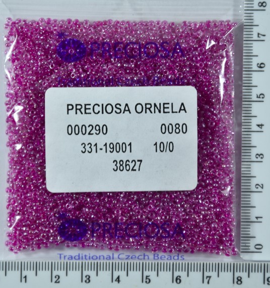 Бісер PRECIOSA №10 / 0 фарбують №38627 пакет 50 грам