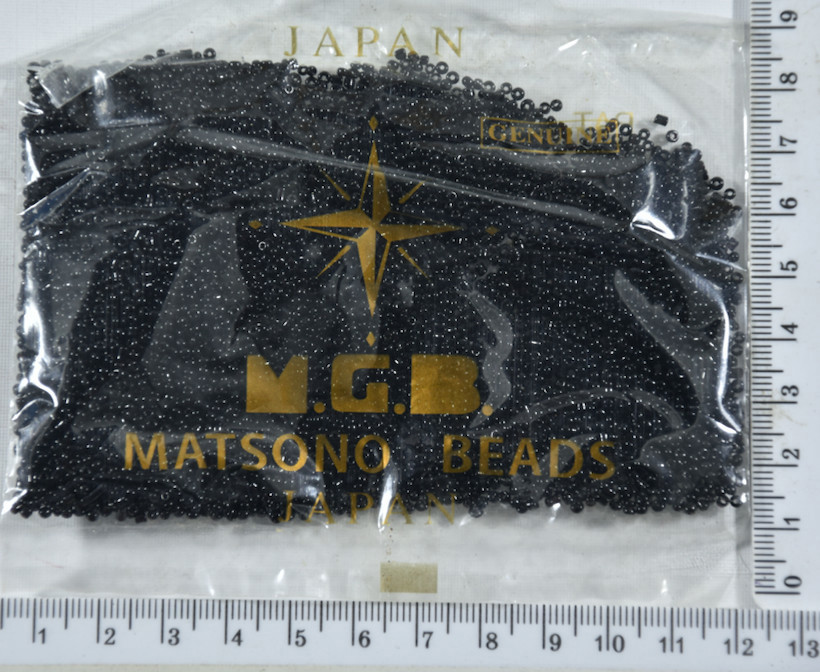 Бісер №15 "MATSUNO" -Японія (50гр) чорний