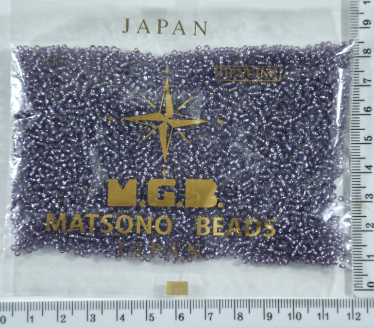Бісер №11 / 0 "MATSUNO" -Японія (50гр) №41 фіолет