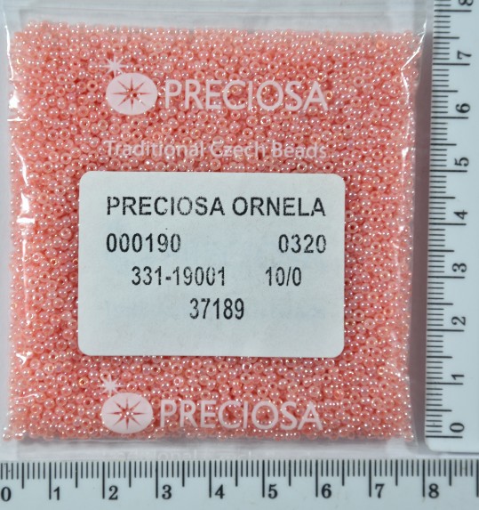 Бісер PRECIOSA №10 / 0 перлам №37189 пакет 50 грам