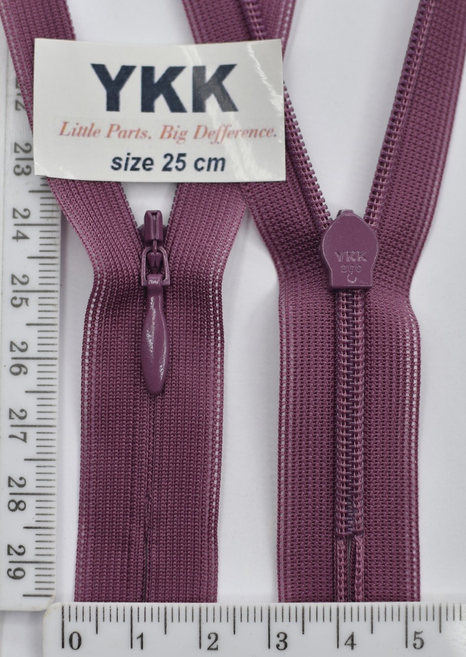 Блискавка спіраль №2 YKK Японія потайна нейлон 25см (285)