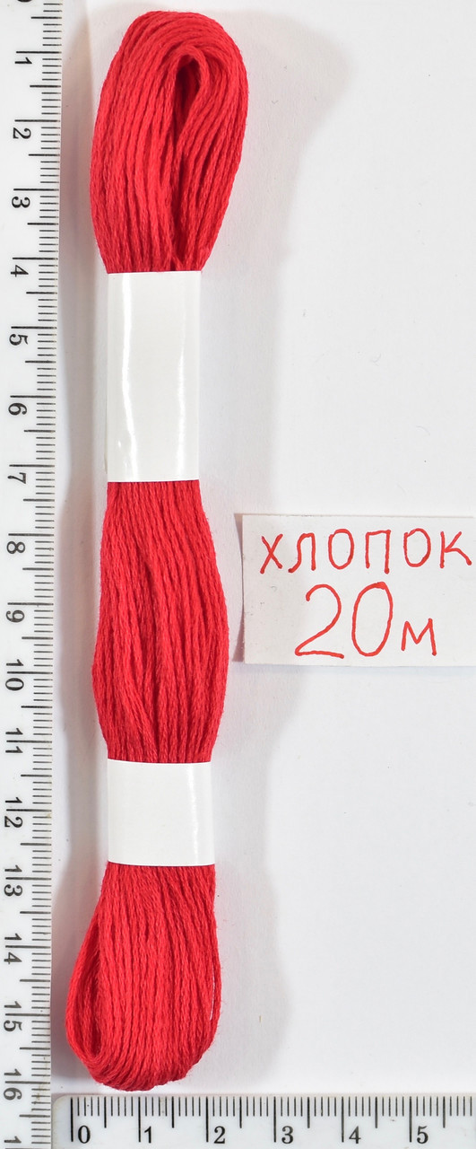 Муліне бавовна 20м (119) -Червоні