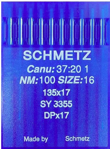 Голки DРX17 № 100 для безпосадкових пром шв машин SCHMETZ Німеччина