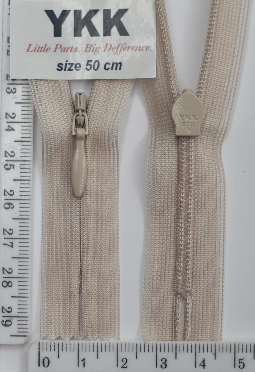 Блискавка спіраль №2 YKK Японія потайна нейлон 50см ( 185   )