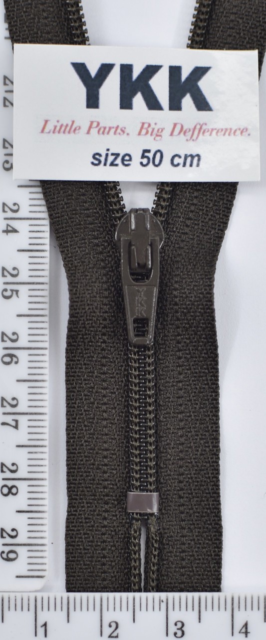 Блискавка спіраль №3 YKK Японія 50см (157) т коричн