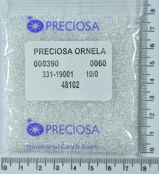 Бісер PRECIOSA №10 / 0 перлам №48102 пакет 50 грам