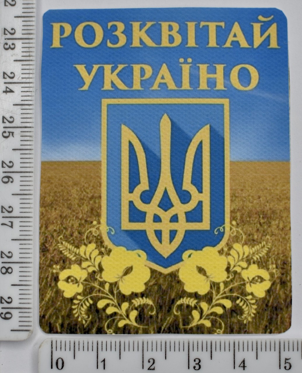 Аплікація клейовий друк спец фарбою 7.2см*5.5см