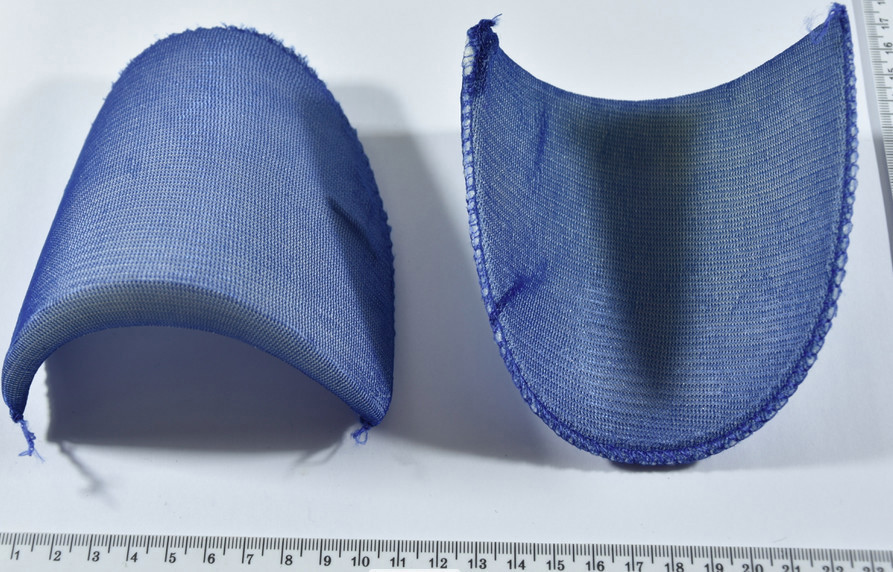 Підплічники щільні середні (5/8 "= 16мм) сині