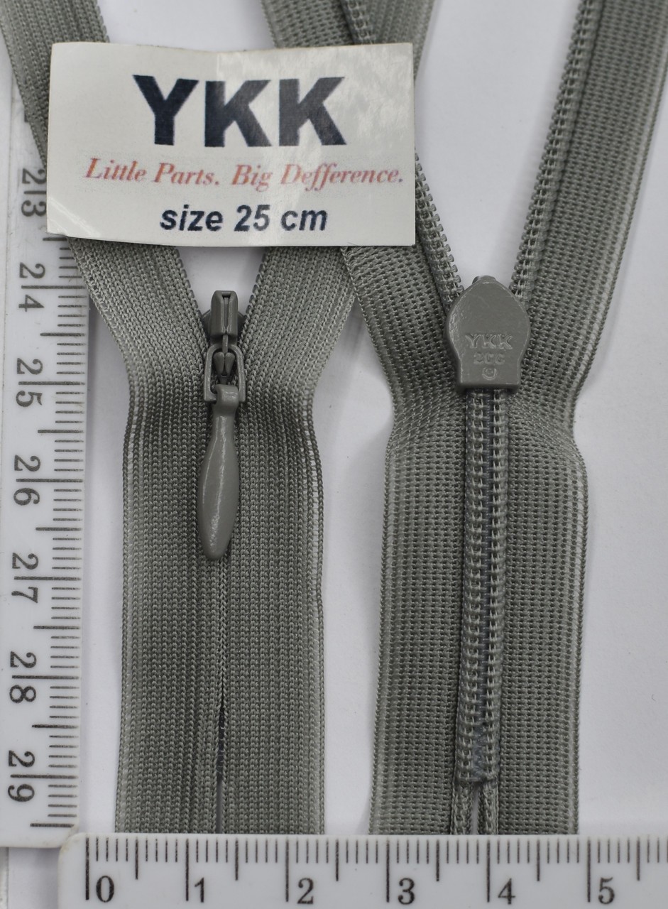 Блискавка спіраль №2 YKK Японія потайна нейлон 25см (912)