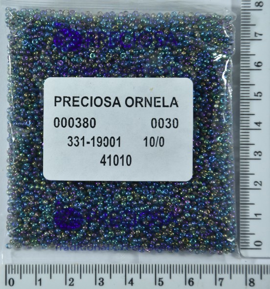 Бісер PRECIOSA №10 / 0 натурал №41010 пакет 50 грам