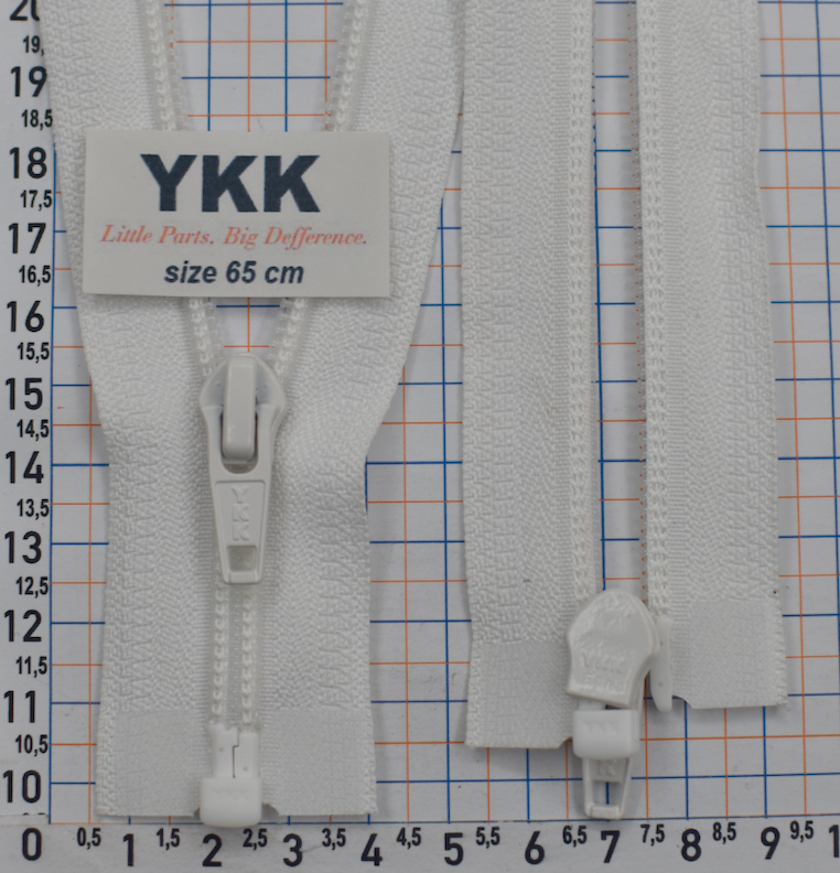 Блискавка YKK спіраль № 5 разьемний 65см № 030