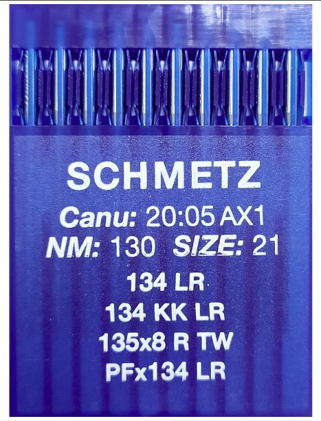 Голки 134 LR (PFx134LR) № 130 для прямострокових пром шв машин SCHMETZ Німеччина