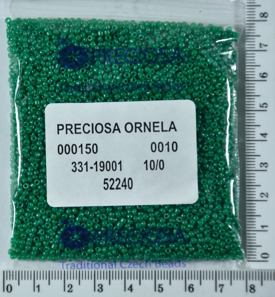 Бісер PRECIOSA №10 / 0 натурал №52240 пакет 50 грам