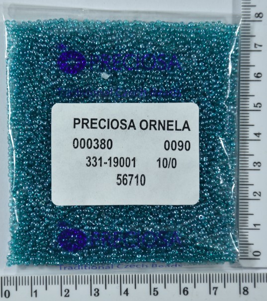 Бісер PRECIOSA №10 / 0 прозо-перл №56710 пакет 50 грам