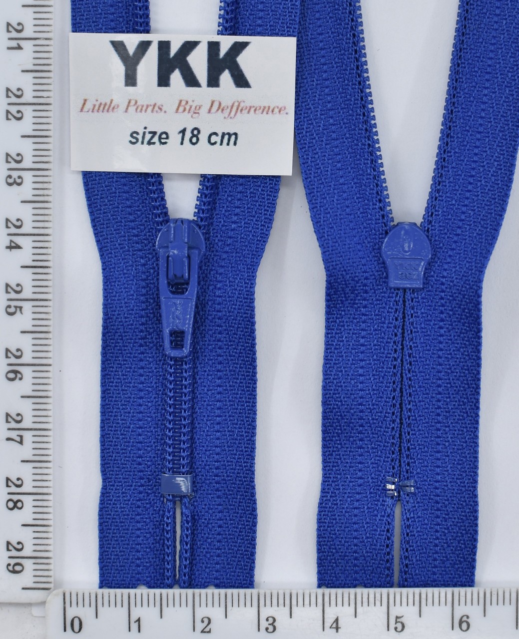 Блискавка спіраль №3 YKK Японія 18см (115) т волошка