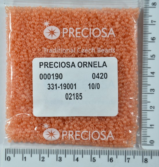 Бісер PRECIOSA №10 / 0 №02185 мат-блест пакет 50 грам