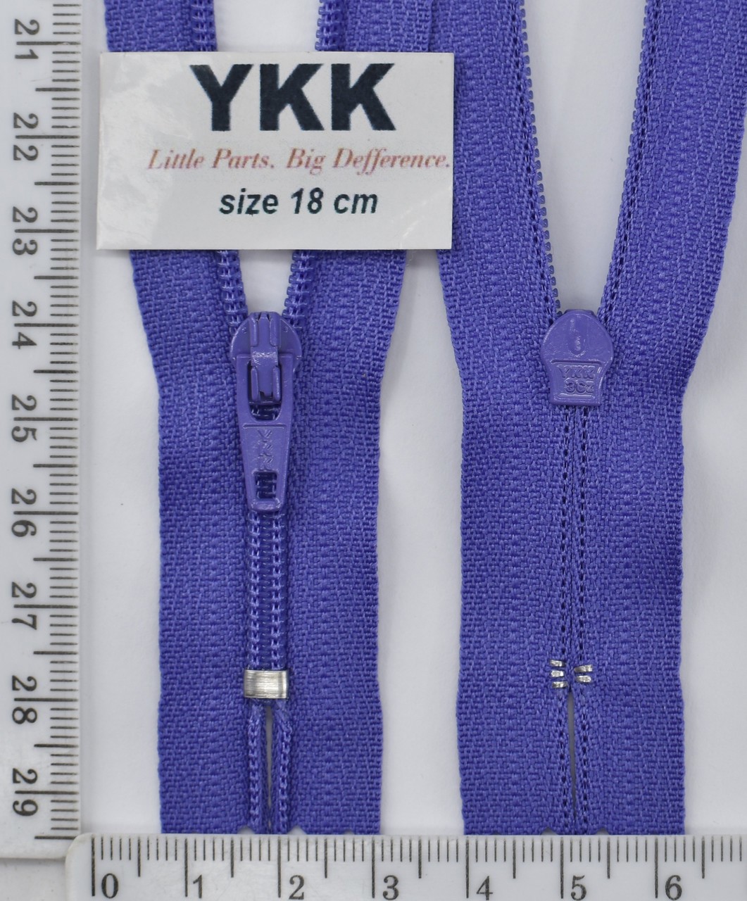 Блискавка спіраль №3 YKK Японія 18см (281) т бузок